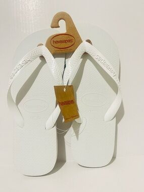 Havaianas Classic Flip Flops in White